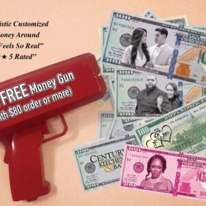 Your Face On Money/Personalized 100 Dollar Bills Play Money (25-500 Count) Actual Printed Pcs