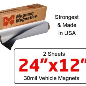 Magnetic Sheet 2-12x24 - 30 Mil