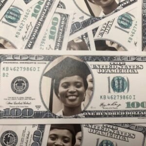 Personalized Graduation Money Gift: Custom Face on Dollar Bill
