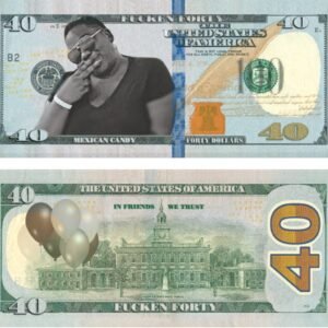 Custom 50 Dollar Bills - Printed Both Sides - Best Quality and Detail Quick Turnaround and Rush Available Select from 25-50-100-200-500pcs